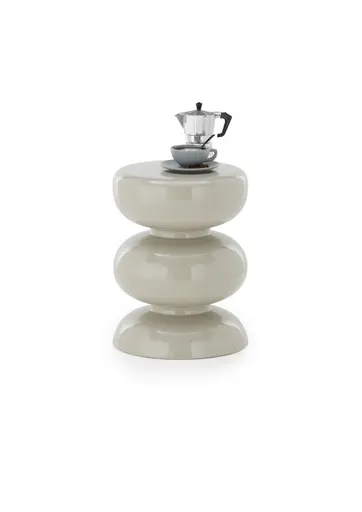Beistelltisch - Ø/H ca. 36x46 cm, Creme