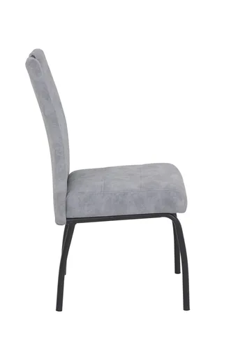 Stuhl - Stoff, Grau