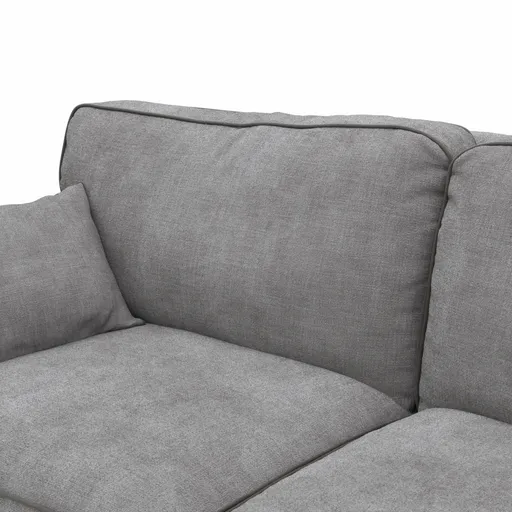 Sofa Mapleton - 3-Sitzer, Stoff, Anthrazit