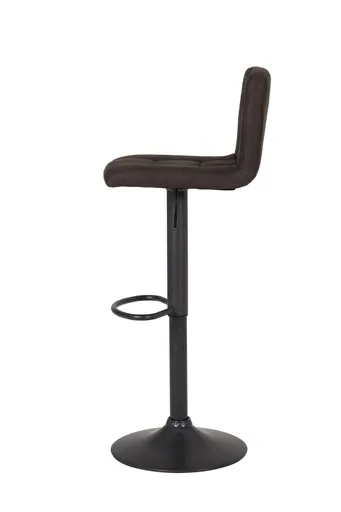 Barhocker - höhenverstellbar, Stoff, Schlamm