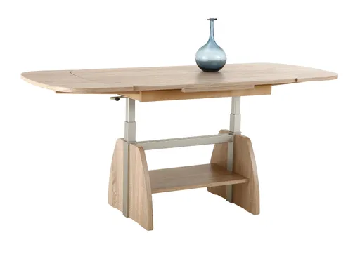 Couchtisch - ausziehbar, höhenverstellbar, LB ca. 108x67 cm, Eiche Sonoma Dekor