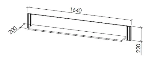 Wandboard- Schwarz