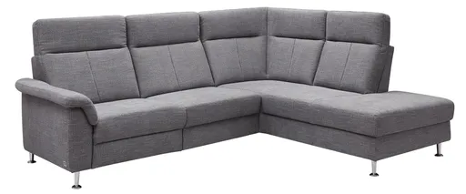 Sofa - 2,5 Sitzer mit Ecke rechts, Stoff, Grau
