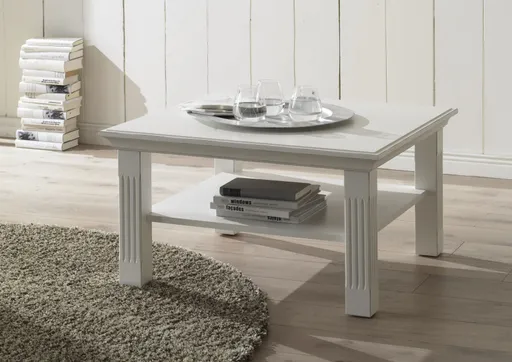 Couchtisch - Lack, weiß