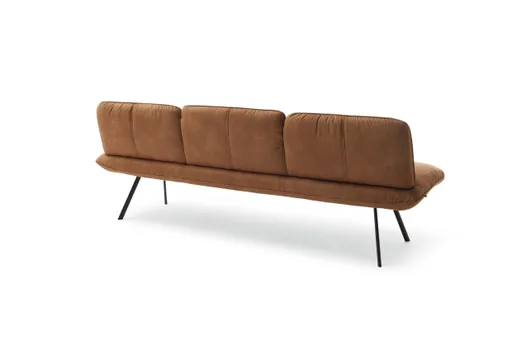 Polsterbank - Breite ca. 230 cm, Polyester, Braun