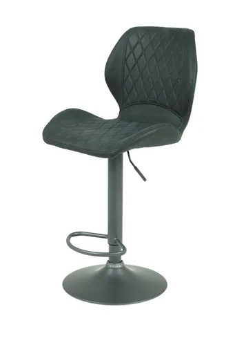 Barhocker - höhenverstellbar, Stoff, Anthrazit