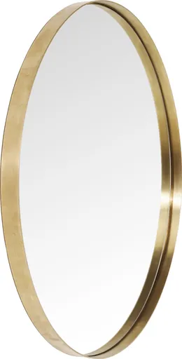 Wandspiegel- D ca. 100 cm, Messing, Goldfarben