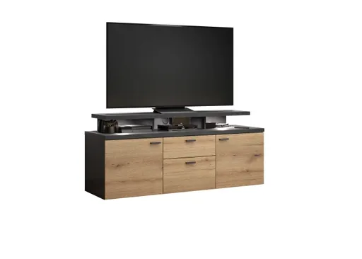 TV-Lowboard - B ca. 151 cm, Matera, Eiche Coast Evoke Nachbildung