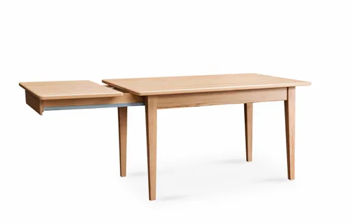 Esstisch - ausziehbar, LB ca. 130x90 cm, Kernbuche massiv