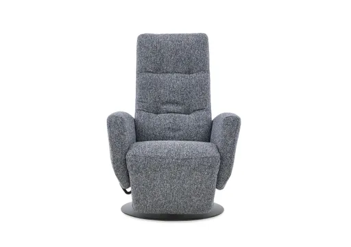 TV-Sessel - Größe S, Relaxfunktion, Kopfteil verstellbar, Stoff, Marine