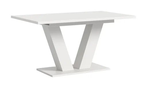 Esstisch - ausziehbar, LB ca. 150x90 cm, Weiß