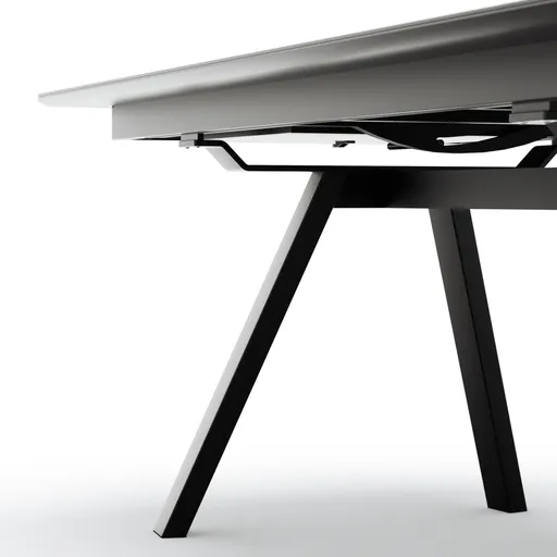 Esstisch Sedana - ausziehbar, LB ca. 200x100cm, Keramik, Schiefergrau