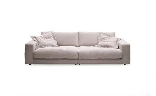 Megasofa CALIX - 3-Sitzer, Microfaser, Taupe