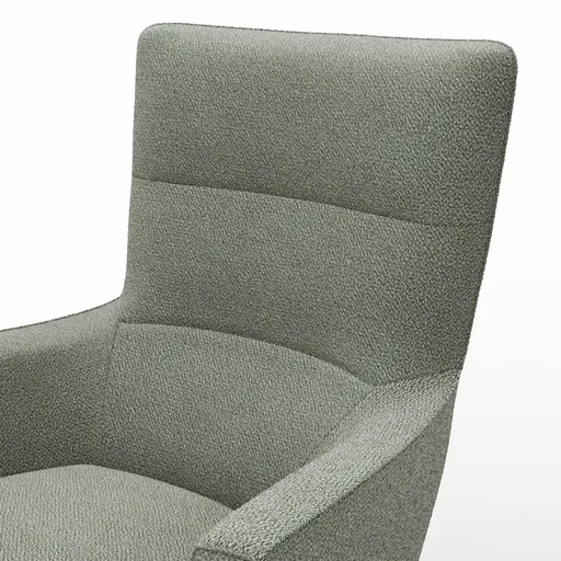 Sessel Lilaia - inkl. Dreh- und Wippfunktion, Stoff, Olivgrün