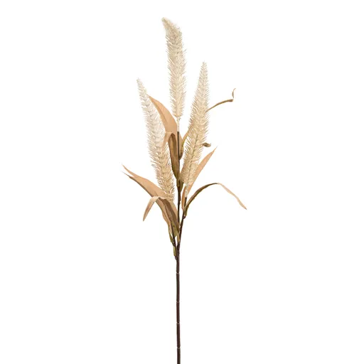 Deko-Graszweig - L ca. 70 cm, Creme
