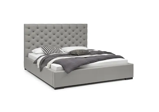 Bettgestell SANDRIN E- Liegefläche ca. 180x200 cm, Stoff, Taupe