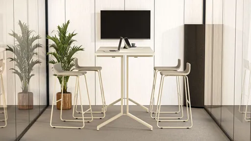 Barhocker - Stoff, Schwarz