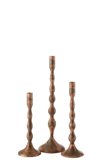 Kerzenleuchter - DH ca. 13x41,5 cm, Kupfer