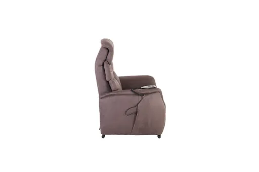 TV-Sessel MARLO - Relaxfunktion, Stoff, Braun