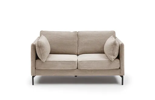Sofa - 2-Sitzer, Stoff, Beige
