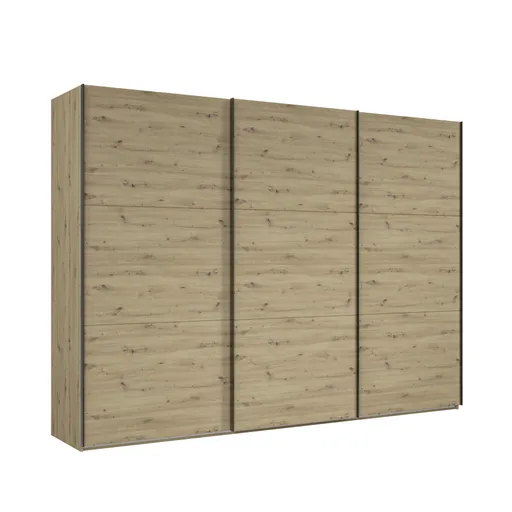 Schwebetürenschrank- B ca. 300 cm, Eiche Dekor 