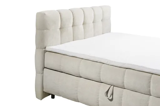 Boxbett- Liegefläche ca. 180x200 cm, Stoff, Beige