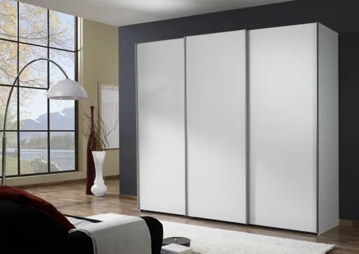 Schwebetürenschrank - B. ca. 250 cm, Weiß
