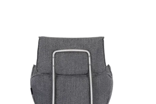 Armlehnstuhl MASHA - drehbar, Stoff, Grau