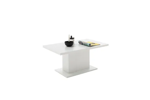 Couchtisch - LBH ca. 100x60x45 cm, Lack, weiß