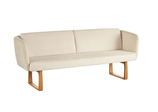 Polsterbank - Breite ca. 224 cm, Mehrfarbig