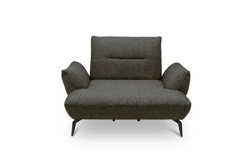 Sessel PAYTON - Loveseat, Stoff, Braun