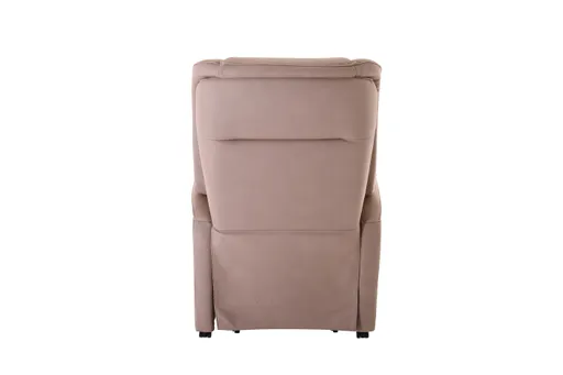 TV-Sessel MANDO - Aufstehhilfe, Relaxfunktion, Stoff, Grau-Beige