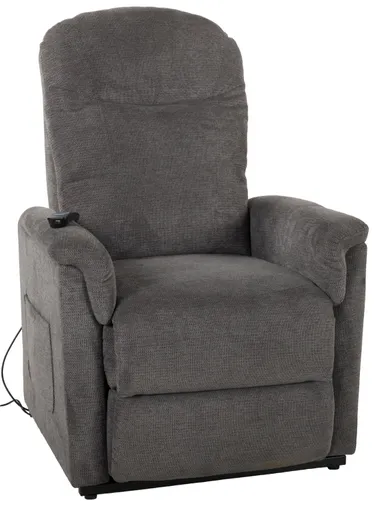 TV-Sessel - Aufstehhilfe, Relaxfunktion, Webstoff, Kieselgrau