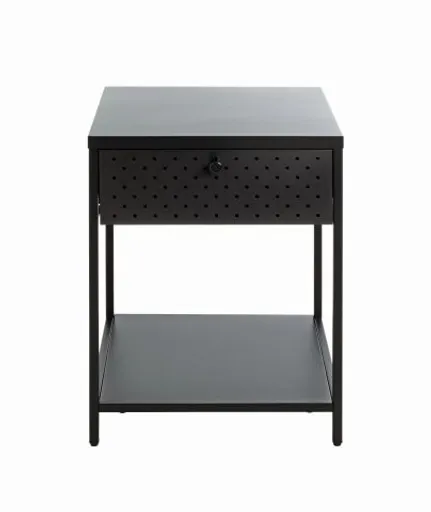 Konsolentisch - B/H/T ca. 40x53x40 cm, Schwarz