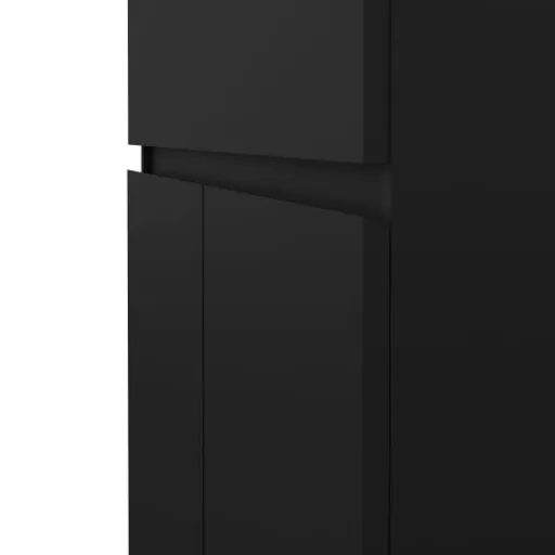 Kommode - B ca. 81 cm, Schwarz