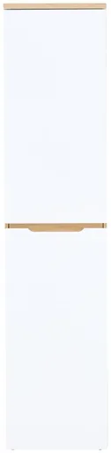 Büroschrank - B ca. 45 cm, Weiß, Artisan Eiche Nachbildung