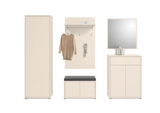 Garderobenschrank FAID- B ca. 60 cm, Sand