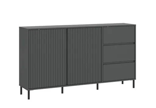 Sideboard - B ca. 158 cm, Anthrazit