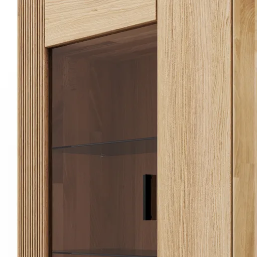 Vitrine Estana - Eiche massiv, legno