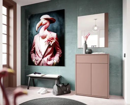 Kompaktgarderobe FAID- Terracotta