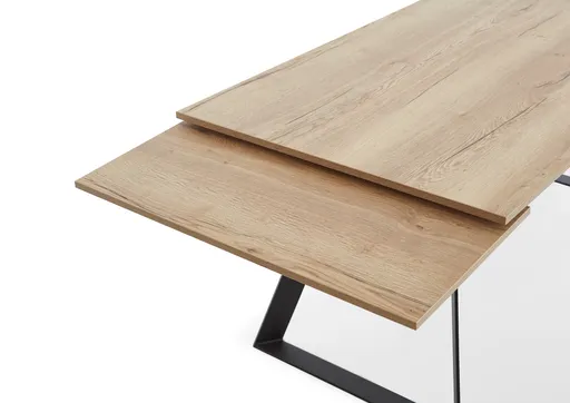 Esstisch - ausziehbar, LB ca. 180(270)x90 cm, Eiche