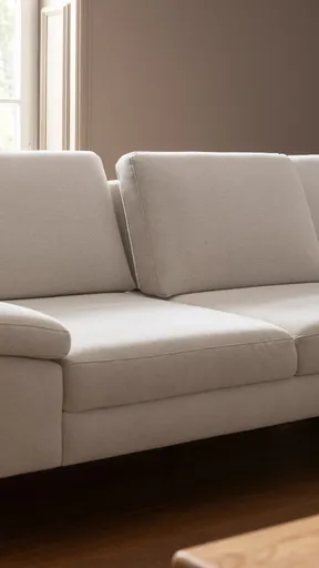Ecksofa Houston - 2,5-Sitzer, Eckelement und 1-Sitzer mit Abschlussteil rechts,  inkl. Sitztiefenverstellung und Armlehne klappbar, Stoff, Natur