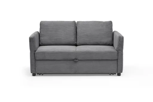 Sofa PRO FLEXX - 2-Sitzer inkl. Schlaffunktion, Stoff, Grau