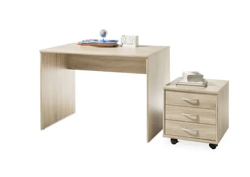 Rollcontainer - B ca. 46 cm, Sonoma Eiche Nachbildung