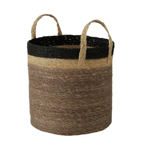 Deko-Korb - HØ ca. 35x29 cm, Seegras