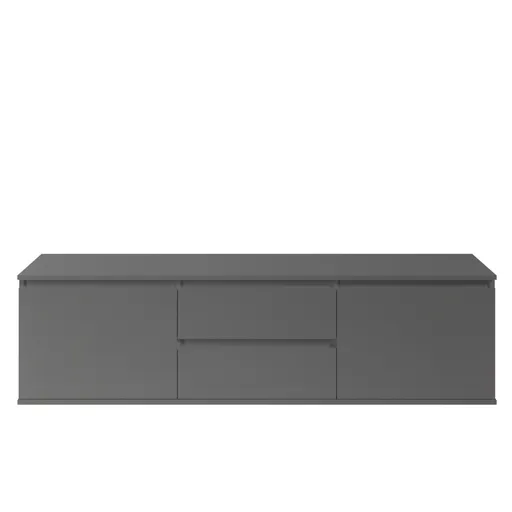 Lowboard - B ca. 180 cm, Anthrazit