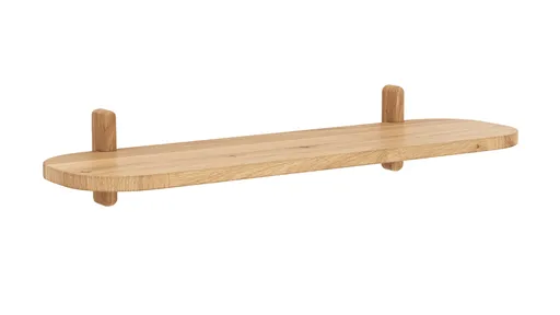 Wandregal Signe - B ca. 78 cm, Asteiche massiv, Geölt