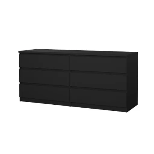 Kommode - B ca. 154 cm, Schwarz