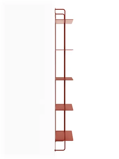 Wandregal Dagny - BHT ca. 60x146x18 cm, Metall, Camparirot