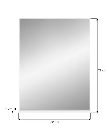 Badblock - 5-teilig, Weiß, Weiß Hochglanz